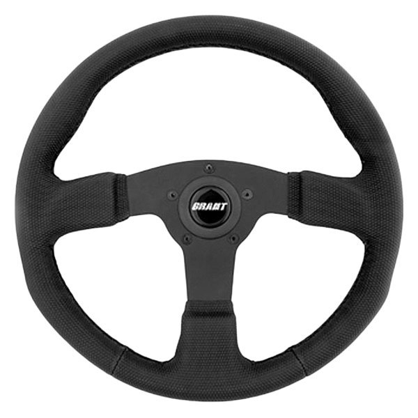 Grant® - 3-Spoke Gripper Series GT Rally Steering Wheel with Black Diamond Textured Grip