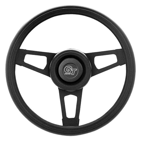 Grant® - 3-Spoke Challenger Style Black Cushioned Foam Steering Wheel