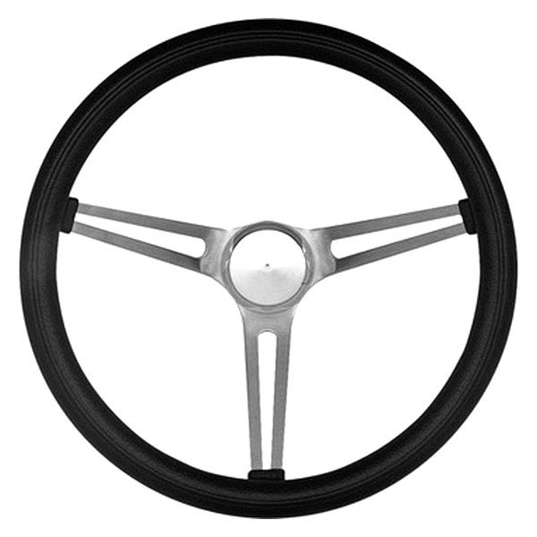 Grant® - 3-Spoke Classic Nostalgia GM Style Black Cushioned Foam Steering Wheel
