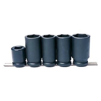 Grey Pneumatic® 8040 - 5-piece Truck Impact Socket Set
