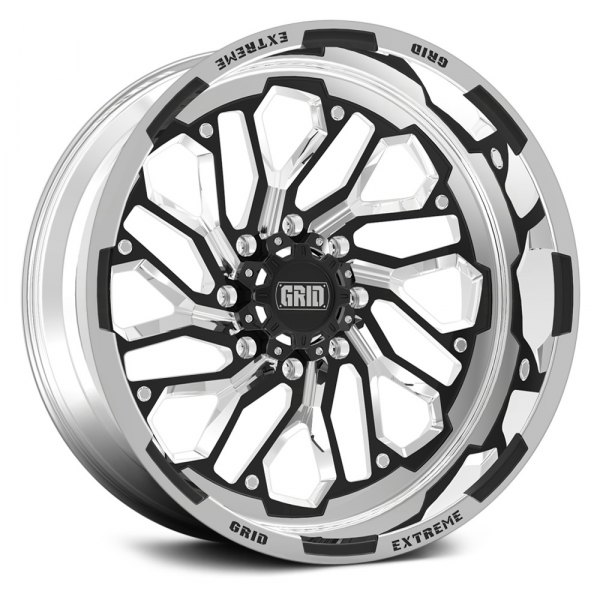 GRID OFF-ROAD® - GF-M17 High Polish with Black Accents