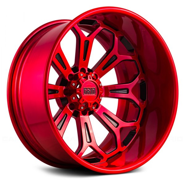 GRID OFF-ROAD FORGED® - GF3 2PC Brushed Red with Black Accents
