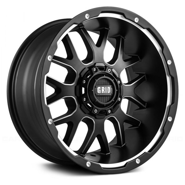 GRID OFF-ROAD® - GD2 Matte Black with Milled Accents