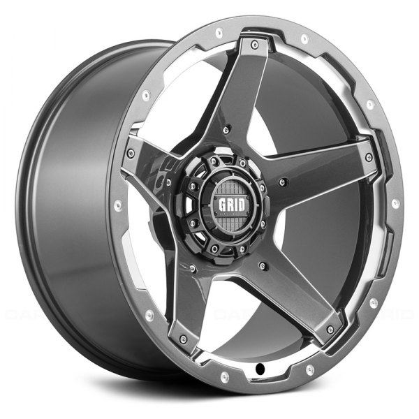 GRID OFF-ROAD® - GD4 Gloss Graphite with Milled Accents
