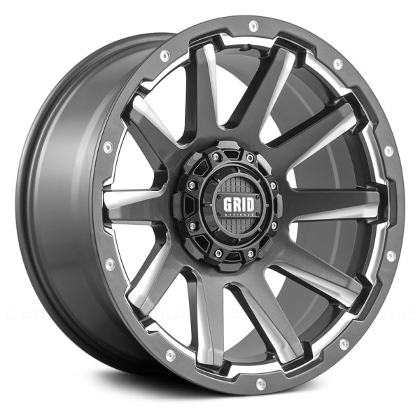 GRID OFF-ROAD® - GD5 Gloss Graphite with Milled Accents