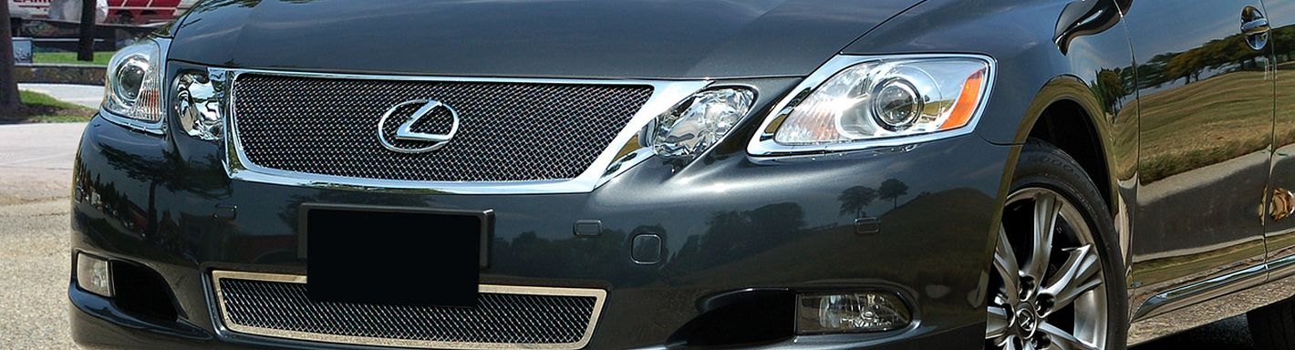 08 Lexus Gs Custom Grilles Billet Mesh Led Chrome Black