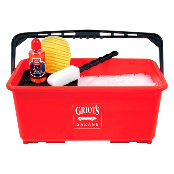 Griot's Garage® 67255CSTBUC Ultimate 6 gal Red Wash Bucket with
