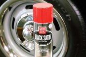 Black Satin Tire Coating