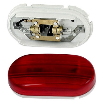 Grote® - Optic Lens Red Oval Clearance Marker Light