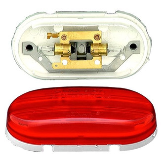 Grote® - No Splice Red Oval Clearance Marker Light