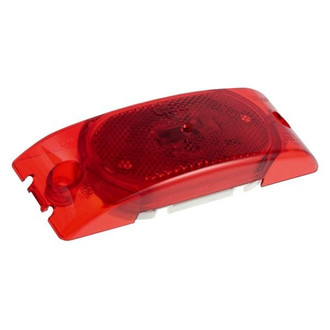 Grote® 46302 - Turtleback™ Red Screw Mount Clearance Marker Light