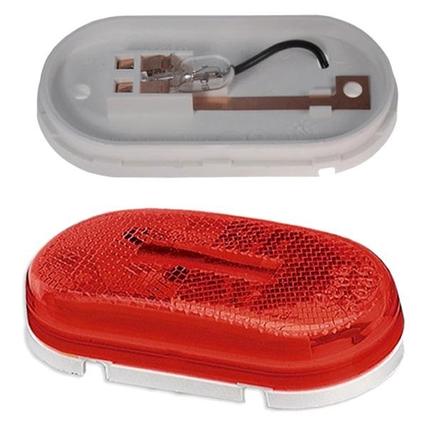Grote® - Built-in Reflector Oval Screw Mount Clearance Marker Light with Built-In Reflector