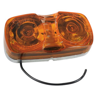 Grote® - Square-Corner Yellow Square Clearance Marker Light