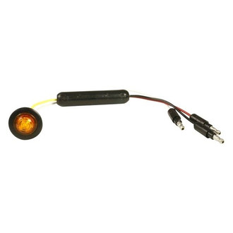 Grote® - MicroNova™ 1" Dual Intensity Yellow Grommet Mount LED Clearance Marker Light with Grommet