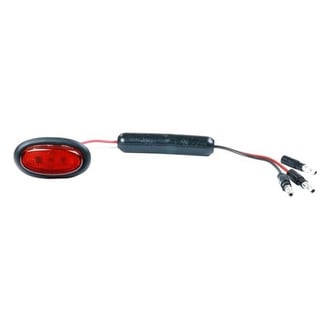 Grote® - MicroNova™ Dual Intensity Red Grommet Mount LED Clearance Marker Light with Grommet