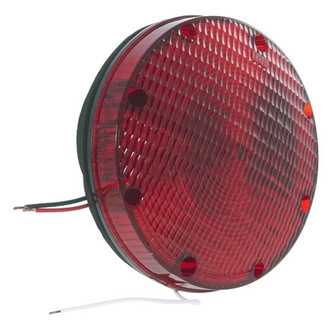 Grote® - 7" Double Face Red Round Screw Mount Combination Tail Light