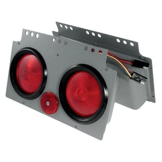 Grote® - 4" Red Screw Mount Combination Tail Lights