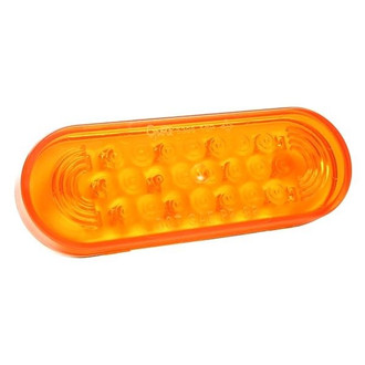 Grote® - SuperNova™ 6" Yellow Oval Grommet/Bracket Mount LED Combination Tail Light