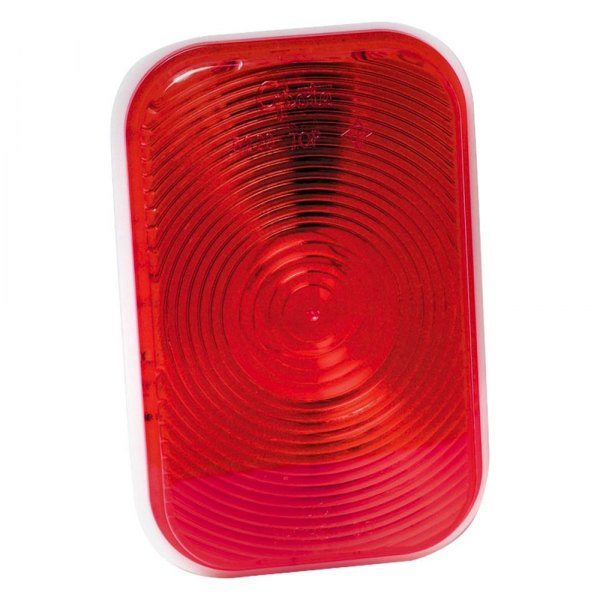 Grote® 52202 Red Rectangular Grommet Mount Combination Tail Light
