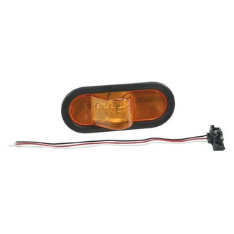 Grote® - Economy Economy Yellow Oval Bracket Mount Clearance Marker Light Kit