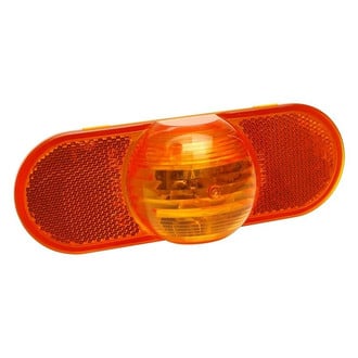 Grote® - Torsion Mount III™ Reflex Reflector Amber Oval Grommet Mount Clearance Marker Light