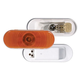 Grote® - Torsion Mount III™ Amber Oval Grommet Mount Combination Tail Light