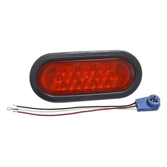 Grote® - SuperNova™ 6" Red Oval Grommet Mount LED Combination Tail Light Kit