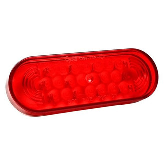 Grote® - SuperNova™ 6" Red Oval Grommet Mount LED Combination Tail Light