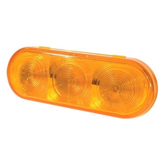 Grote® - Select™ 6" Yellow Oval Grommet Mount LED Combination Tail Light