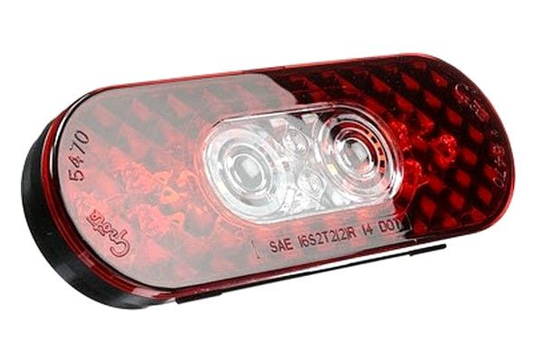 テールライト 4個セット 赤 クリア X690 Grote® 54672 - 6