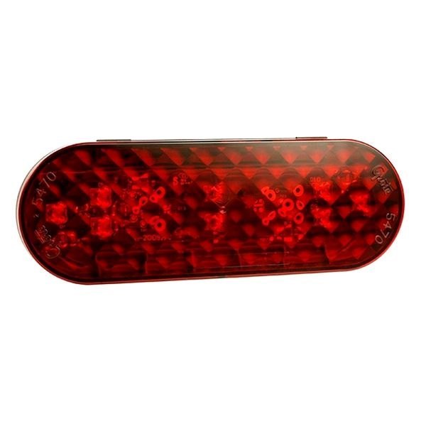 Grote® 54762 6" Red Oval Bracket Mount LED Combination Tail Light