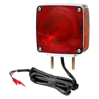 Grote® - Double Face Two-Stud Red/Amber Stud Mount Combination Tail Light with Pigtail