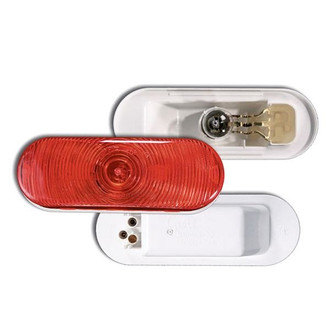 Grote® - Torsion Mount III™ Red Oval Combination Tail Light