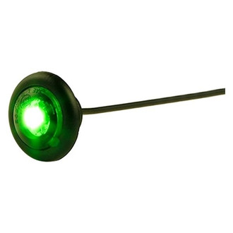 Grote® - MicroNova™ 1" Green Green Grommet Mount LED Clearance Marker Light