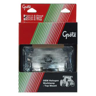 Grote® - Composite Top Mount 5"x3" Rectangular Spot Beam Light Retail Pack