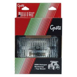 Grote® - Composite Top Mount 5"x3" Rectangular Trapezoid Beam Light Retail Pack
