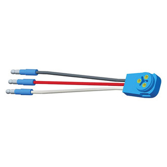 Grote® - Stop/Tail/Turn Three-Wire 90° Plug-In Pigtails for Male Pin Lights