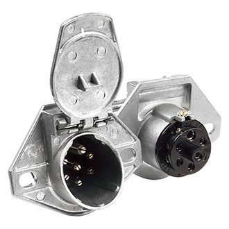 Grote® - Heavy Duty 7-Way Socket and Plug Connector