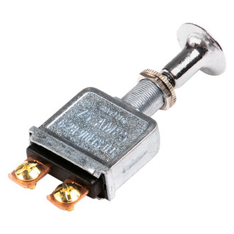Grote® - Heavy Duty Steel Push/Pull Gray Switch