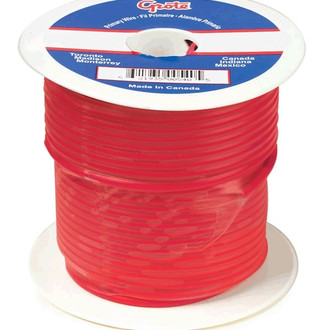 Grote® - 20 AWG Single 100' Red Stranded PVC Primary Wire