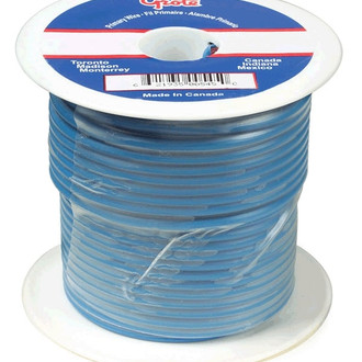 Grote® - 14 AWG Single 100' Blue Stranded PVC Primary Wire