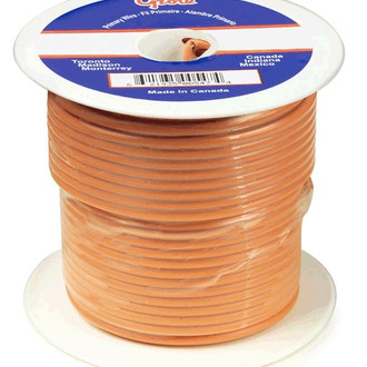 Grote® - 14 AWG Single 100' Orange Stranded PVC Primary Wire