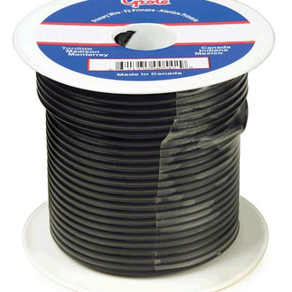 Grote® - 12 AWG Single 25' Black Stranded PVC Primary Wire