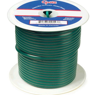Grote® - 14 AWG Single 25' Green Stranded PVC Primary Wire