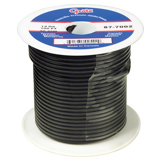 Grote® - 16 AWG Single 25' Black Stranded PVC Primary Wire