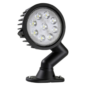 Grote® - BriteZone™ 4.9" 27W Round Black Powder Coated Housing Flood Beam LED Light