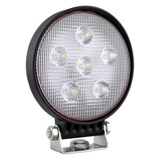Grote® - BriteZone™ 4.6" 18W Round Black Powder Coated Housing Flood Beam LED Light