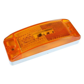 Grote® - Hi Count™ Turtleback® II Yellow Screw Mount LED Clearance Marker Light