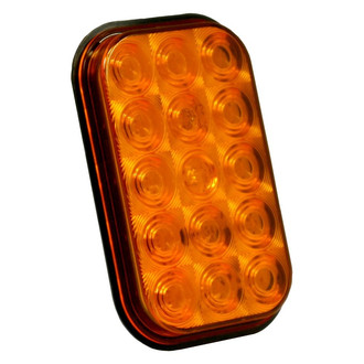 Grote® - Hi Count™ Yellow Rectangular Grommet/Bracket Mount LED Combination Tail Light