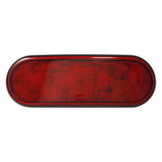 Grote® - Choice Line 6" Red Oval Grommet/Bracket Mount LED Combination Tail Light